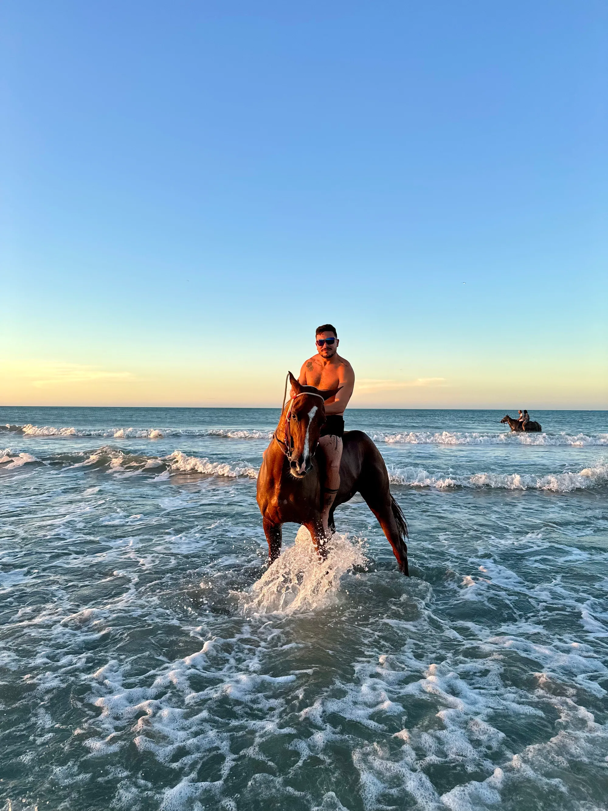 Cabalgata al atardecer